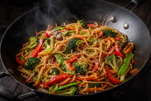 Asia Wok-Pfanne generiert von ChatGPT