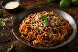 Spaghetti Bolognese generiert von ChatGPT