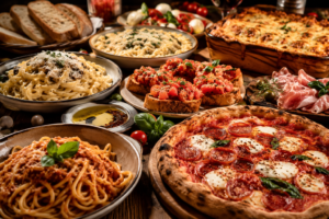 Italienisches Essen generiert von ChatGPT
